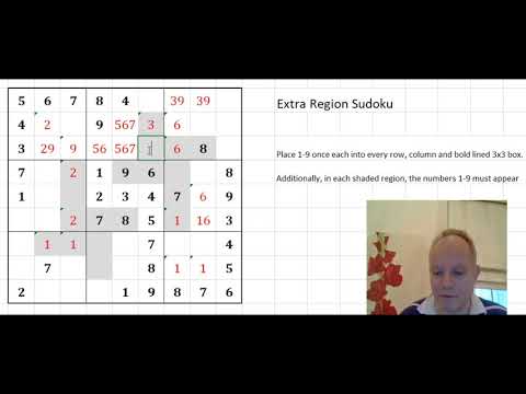 Extra regions of fun! Another sudoku variant
