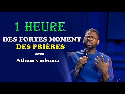 Moment  intense de priere avec le pasteur Athom's Mbuma