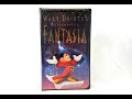 Opening Closing To Fantasia 1991 VHS Ink Label Copy Reversed