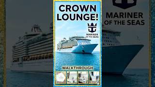 VIP Cruise Vibes! Crown Lounge Tour on Mariner of the Seas 🌟 #cruisevlog #marineroftheseas #loyalty