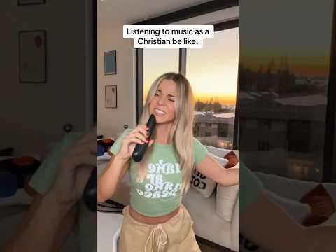 Listening to music as a Christian be like…