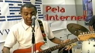 Pela Internet - Gilberto Gil lança ao vivo pela internet, c/ a IBM, em 14 de dezembro de 1996