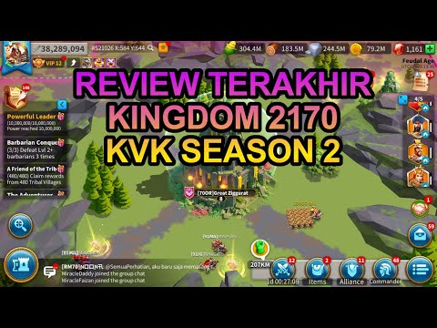 REVIEW KD 2170 KVK SEASON 2,FINAL MOMENT !!rise of kingdoms (Rok)