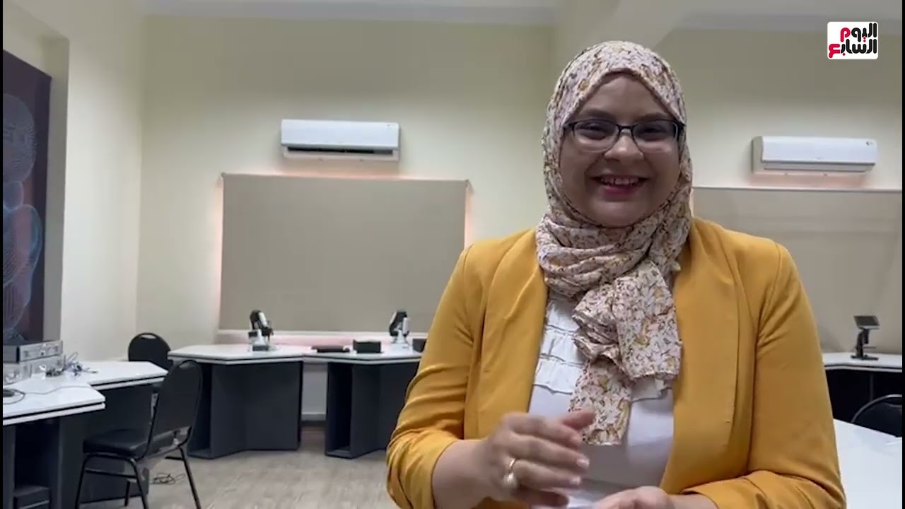 Inside Fayoum University's AI Lab — Cruzer Robot Welcomes You (Youm7 Coverage)