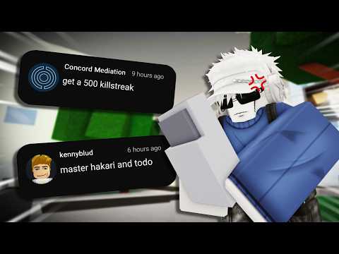 I did YOUR CHALLENGES in JUJUTSU SHENANIGANS.