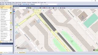 01 Creating an intersection network in Vissim