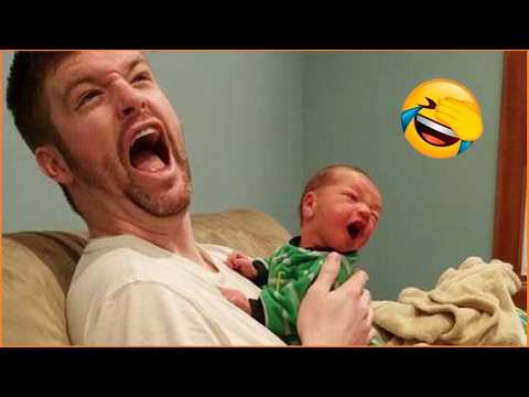 Funniest Baby & Dad Reactions 2026 😂 | Try Not To Laugh Challenge!
