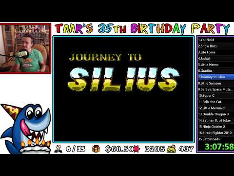 35 Birthday Stream Party - Journey to Silius (NES)