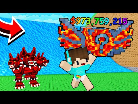 KABUR DARI TSUNAMI UNTUK MENDAPATKAN LUCKY BLOCK BRAINROT LAVA FIRE SECRET OG ADMIN ✨