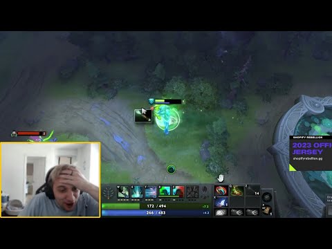 Arteezy Morphling is One click Deleted immediately after he drops Magic Wand