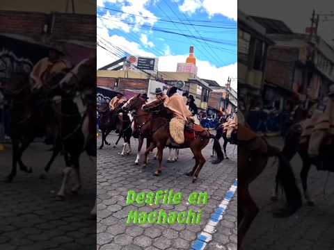 desfile y Chagras en machachi