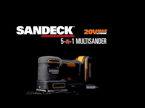 Worx WX820.9 Sandeck Τριβείο Μπαταρίας 20V Solo 11
