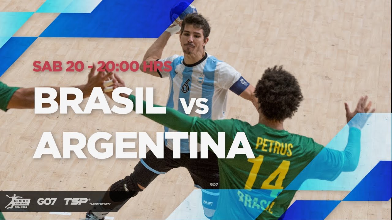 HANDBALL SCA SENIOR MASCULINO 2024 | BRASIL vs ARGENTINA