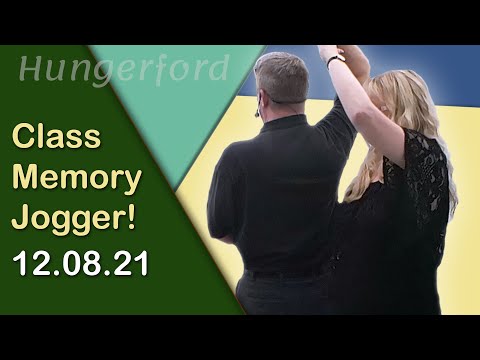 Hungerford 12th August 2021 - Modern Jive Dance Moves - Class Re-cap