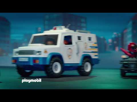 PLAYMOBIL Mega Set de Policía y Vehículo Blindado