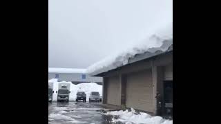 Removing Snow From a Roof