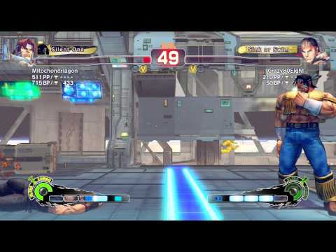 Ultra Street Fighter IV battle: T. Hawk (Mitochondriagon) vs Ryu