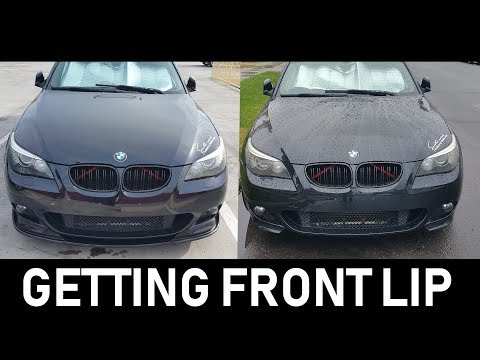 BMW E60 INSTALLING A FRONT LIP SPOILER