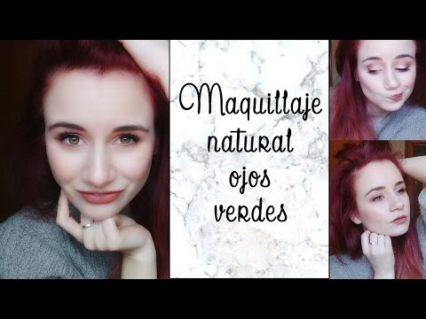 Maquillaje natural para resaltar los ojos verdes y marrones