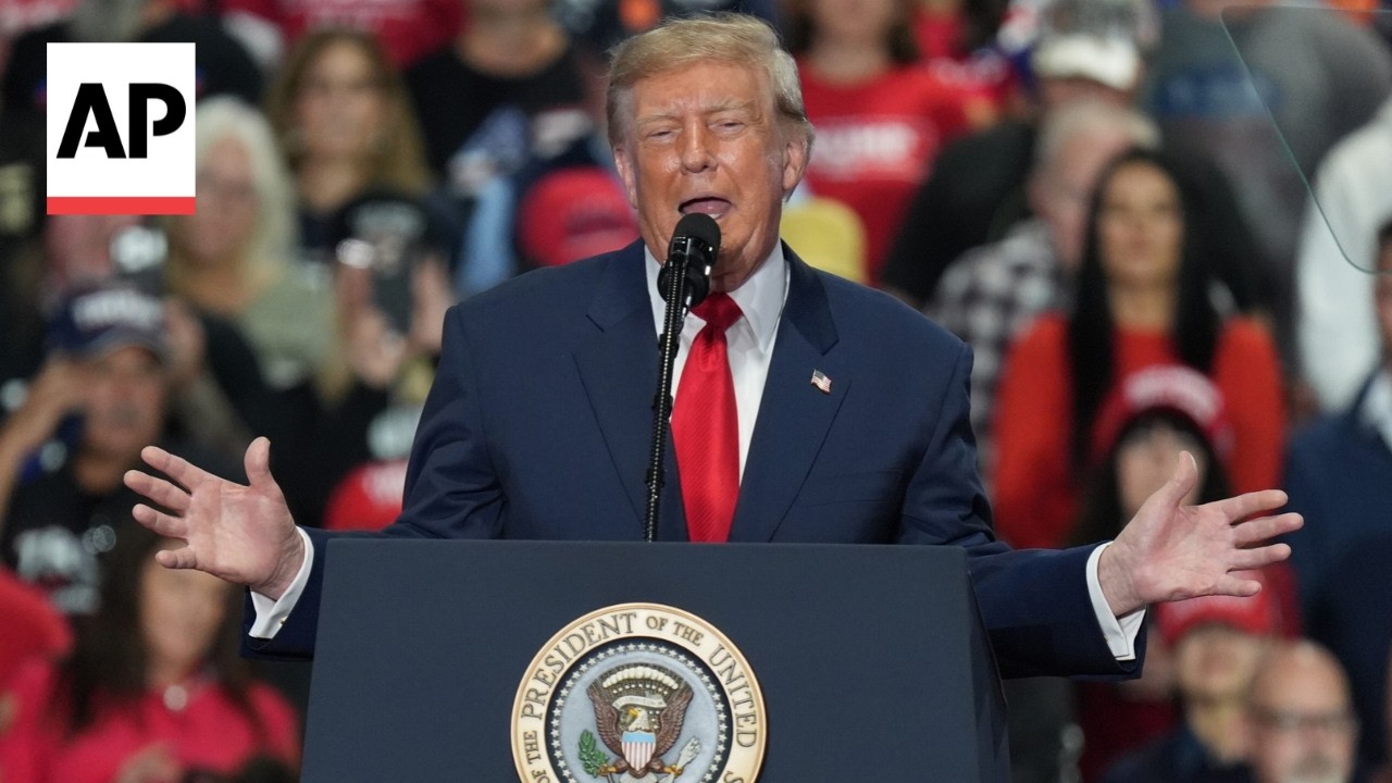 Video: Trump claims Nobel snub stains Norway at Syracuse rally