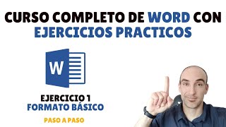 Word COMPLETO con EJERCICIOS PRACTICOS - Formato básico y portapapeles 📘
