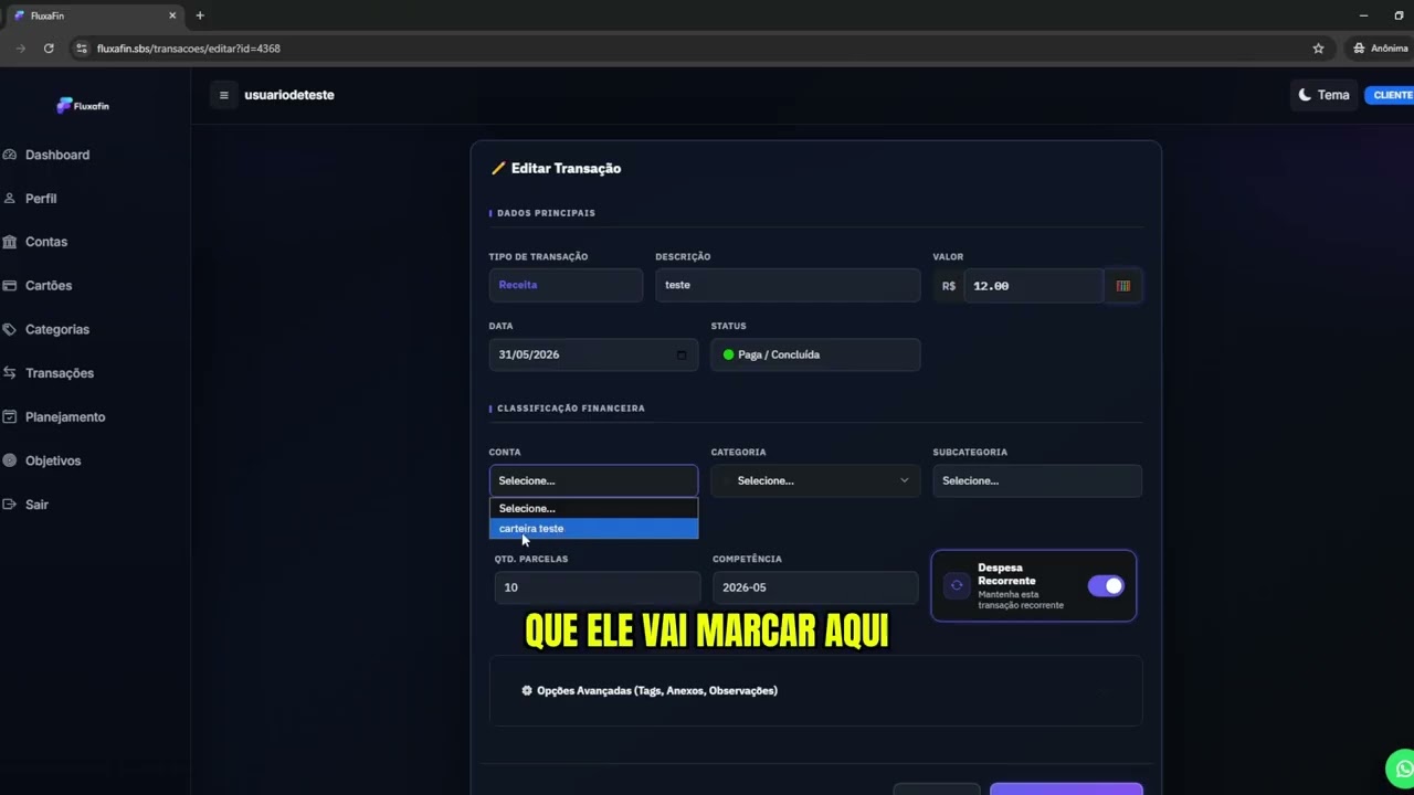 Video Fluxafin