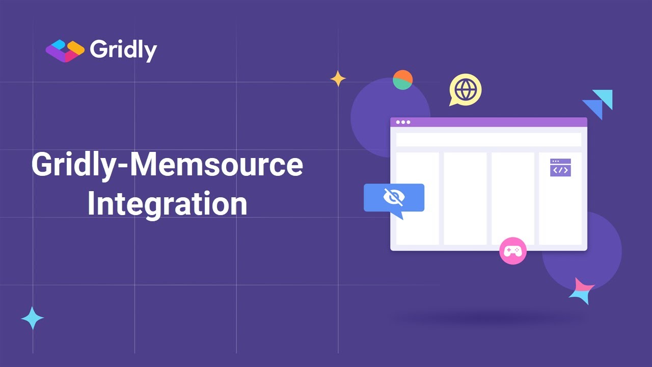 GRIDLY Tutorial: Integration with Memsource