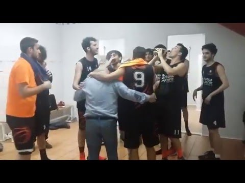 Celebración por el ascenso del Mutua Levante Nou Bàsquet Alcoi