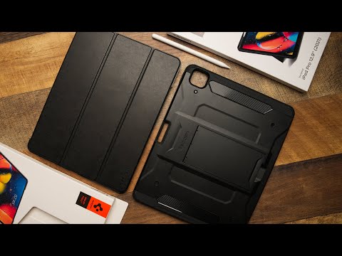 Spigen Cases for the 12.9" iPad Pro! Tough Armor Pro and Smart Fold!