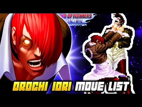 OROCHI IORI MOVE LIST - The King of Fighters 2002 Unlimited Match (KOF2002)