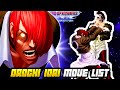 OROCHI IORI MOVE LIST The King Of Fighters 2002 Unlimited Match KOF2002