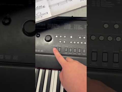 How to make the metronome sound like a machine gun on a #yamaha DGX-650
