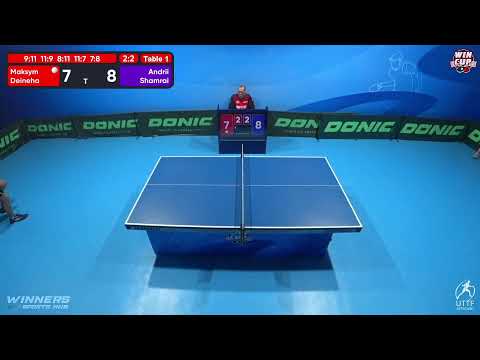 14:30 Maksym Deineha 3 - 2 Andrii Shamrai West 3 WIN CUP 22.10.2022 | TABLE TENNIS WINCUP