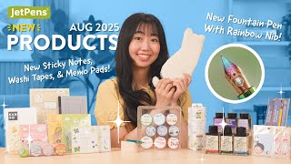 NEW Stationery from August 2025 at JetPens! | New Sticky Notes, Washi Tapes, & Memo Pads! ✨🖋️