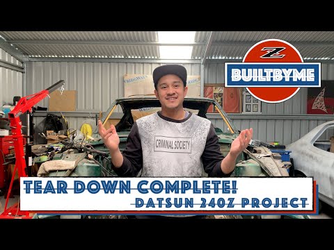 Datsun 240Z Teardown FINALLY Done! - Datsun 240z Restoration Project Ep12