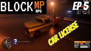 Lets Play BLOCK Multiplayer: RPG Gameplay Ep5 Car License