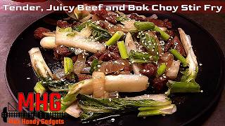 Tender, Juicy Beef and Bok Choy Stir Fry