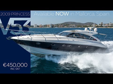 2009 Princess V53 'Our Game II' | Luxury V-Hull Motor Yacht | FOR SALE in Mallorca, Spain