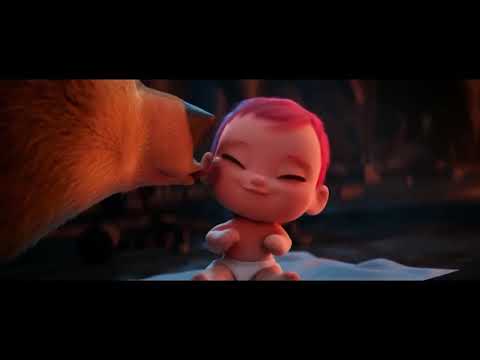 Storks (2016) wolf lick