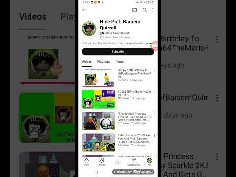 subscribe to @AntiProf.BaraemQuirrell & @NiceProf.BaraemQuirrell