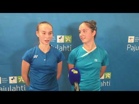 Polina Buhrova/ Mariia Stoliarenko into the semifinals, guaranteeing a medal for Ukraine