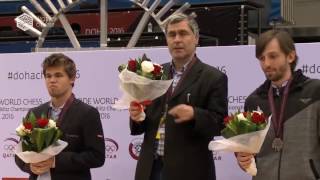 Ivanchuk calculates winning CHECKERS combination while receiving world CHESS championship medal