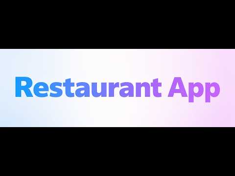 Restaurant App : Hotel Billing video thumbnail