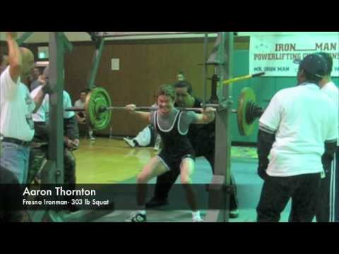Aaron Thornton's Fresno Ironman Best Squat- 303 lb
