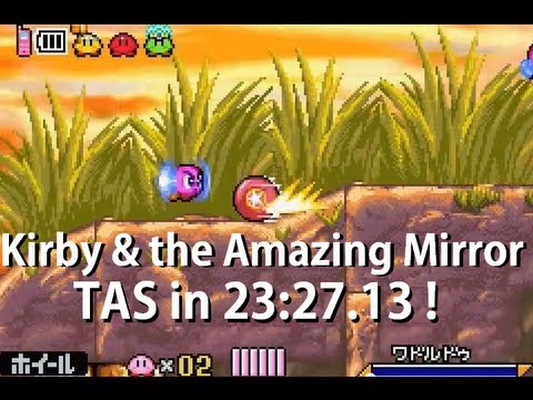 GBA Kirby & The Amazing Mirror in 23:27.12 (TAS)
