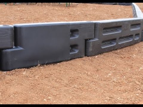 Playground Border Timber Adjustable End Cap video 1