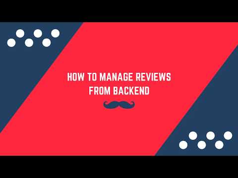 How to manage reviews from backend on Magento 2 Product Review Extension