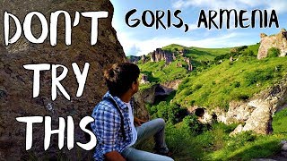 preview picture of video 'HIKING ON DANGEROUS CLIFFS! ( Goris, Armenia )'