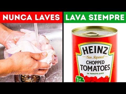 10 Alimentos Que Debes y No Debes Lavar Antes De Cocinar