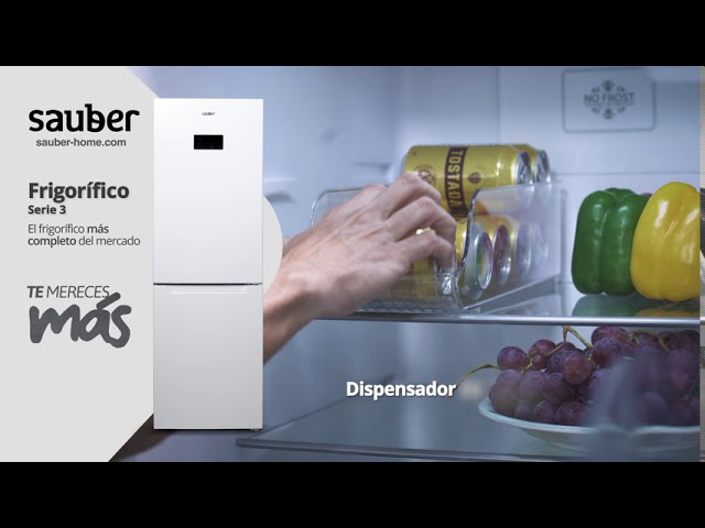 Sauber Serie 3-185i Frigorífico Combi E Inox video